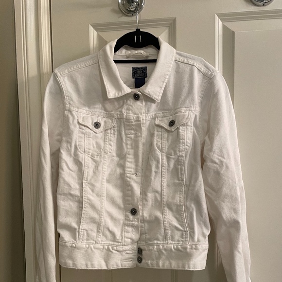 Lucky Brand Jackets & Blazers - Luckybrand White Jean Jacket, M